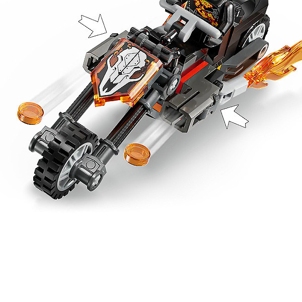 لگو 72 تکه سری مارول مدل Spider Man vs. Ghost Rider Motorcycle 76335