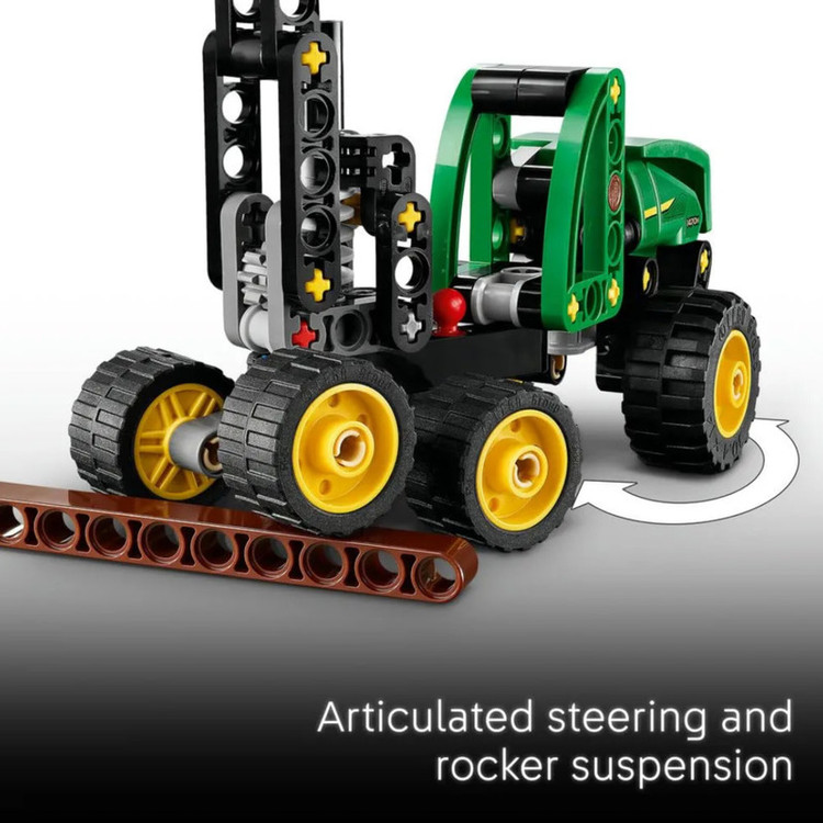 لگو ۱۱۷ تکه سری تکنیک مدل John Deere 1470H Wheeled Harvester کد 42218