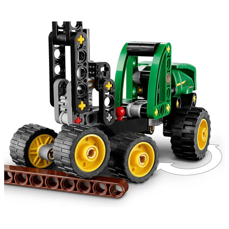 لگو ۱۱۷ تکه سری تکنیک مدل John Deere 1470H Wheeled Harvester کد 42218