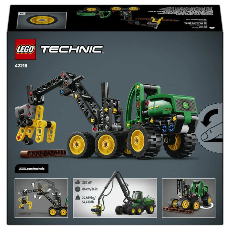 لگو ۱۱۷ تکه سری تکنیک مدل John Deere 1470H Wheeled Harvester کد 42218