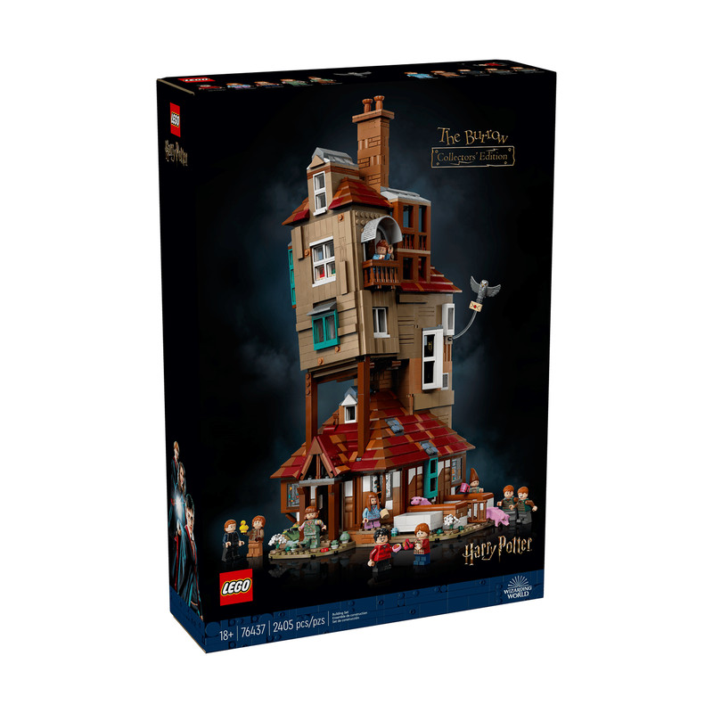 لگو 2405 تکه سری Harry Potter مدل The Burrow Collectors Edition کد 76437