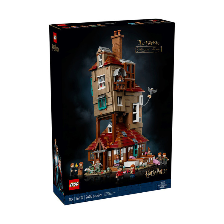 لگو 2405 تکه سری Harry Potter مدل The Burrow Collectors Edition کد 76437