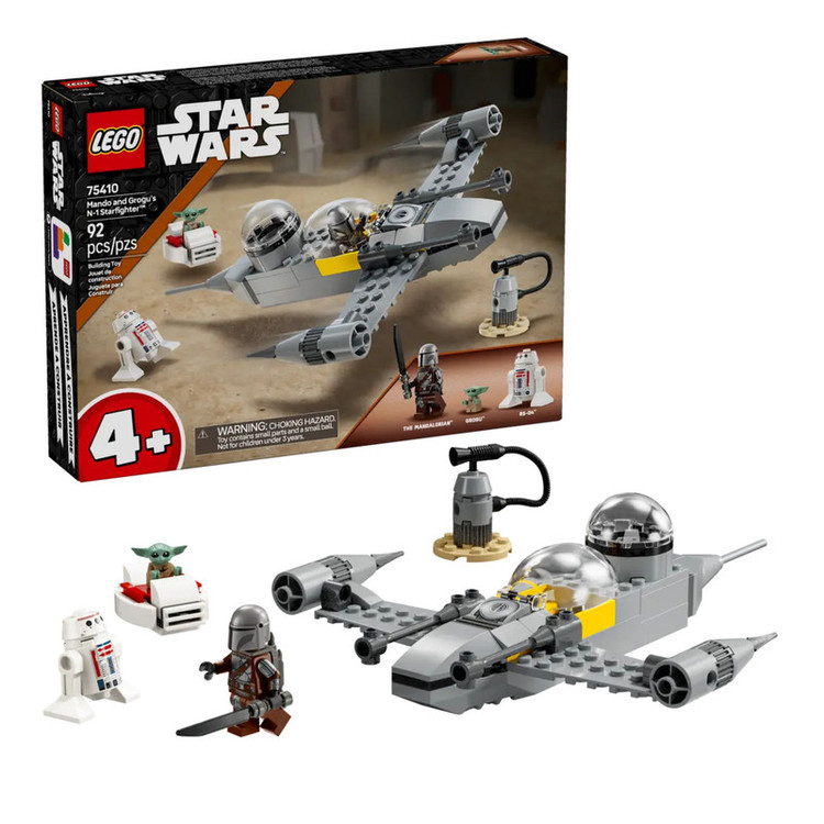 لگو سری Star Wars مدل Mando and Grogu's N-1 Starfighter کد 75410