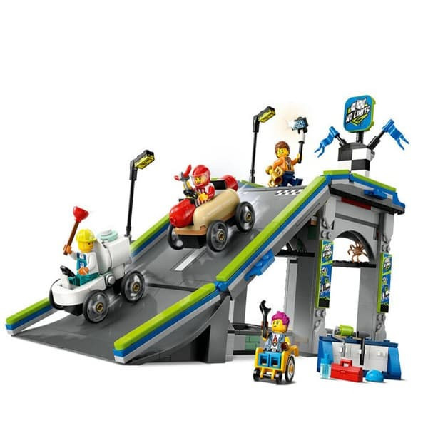 لگو 436 تکه سری سیتی مدل Race Car Ramp کد 60460