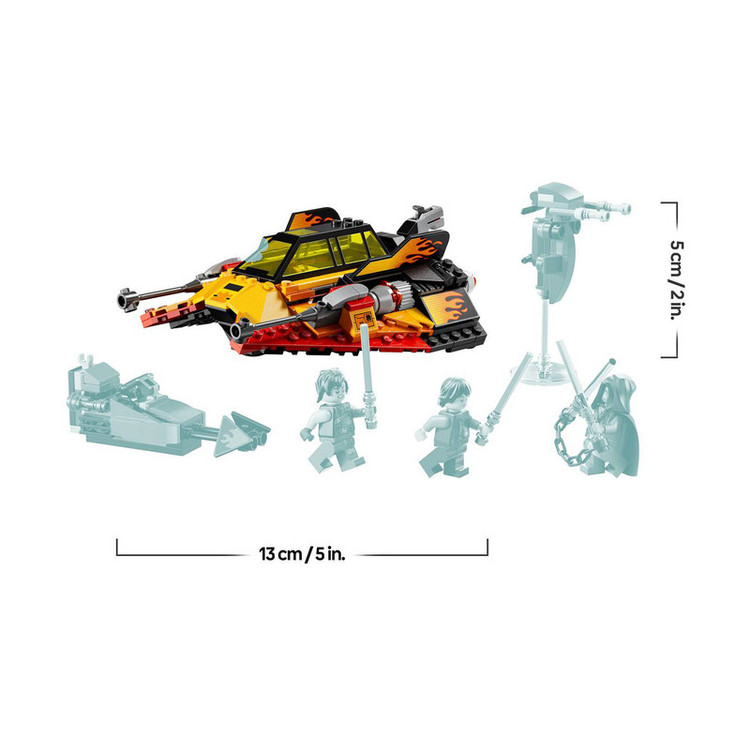لگو 349 تکه سری Star Wars مدل The Force Burner Snowspeeder کد 75414