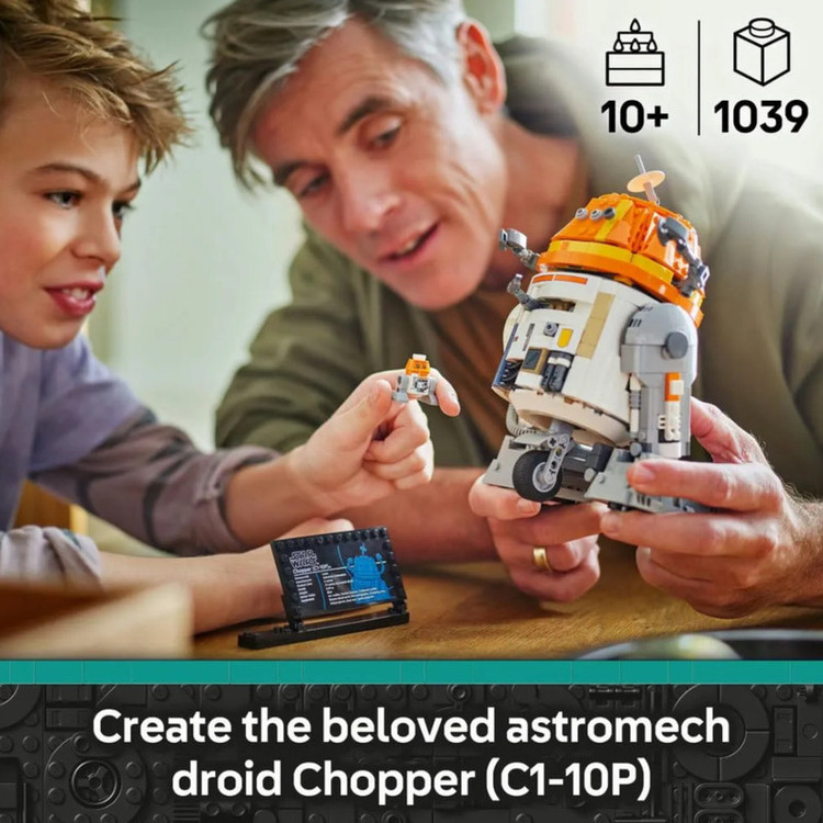 لگو ۱۰۳۹ تکه سری استاروارز مدل Chopper (C1-10P) Astromech Droid کد 75416