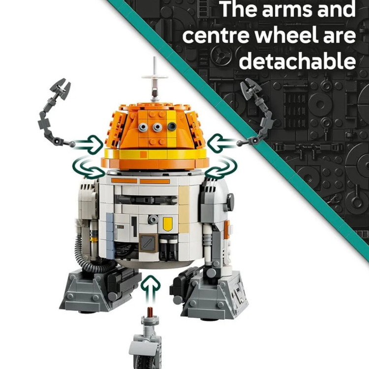 لگو ۱۰۳۹ تکه سری استاروارز مدل Chopper (C1-10P) Astromech Droid کد 75416