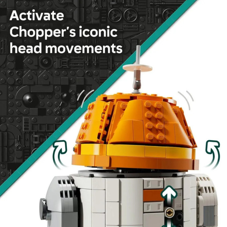 لگو ۱۰۳۹ تکه سری استاروارز مدل Chopper (C1-10P) Astromech Droid کد 75416