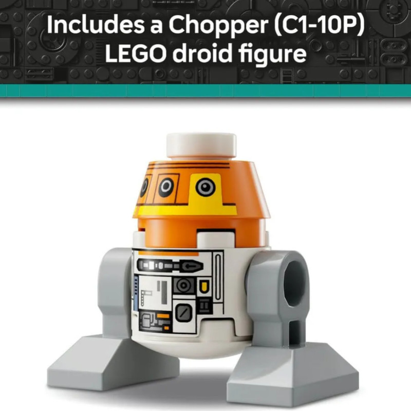 لگو ۱۰۳۹ تکه سری استاروارز مدل Chopper (C1-10P) Astromech Droid کد 75416