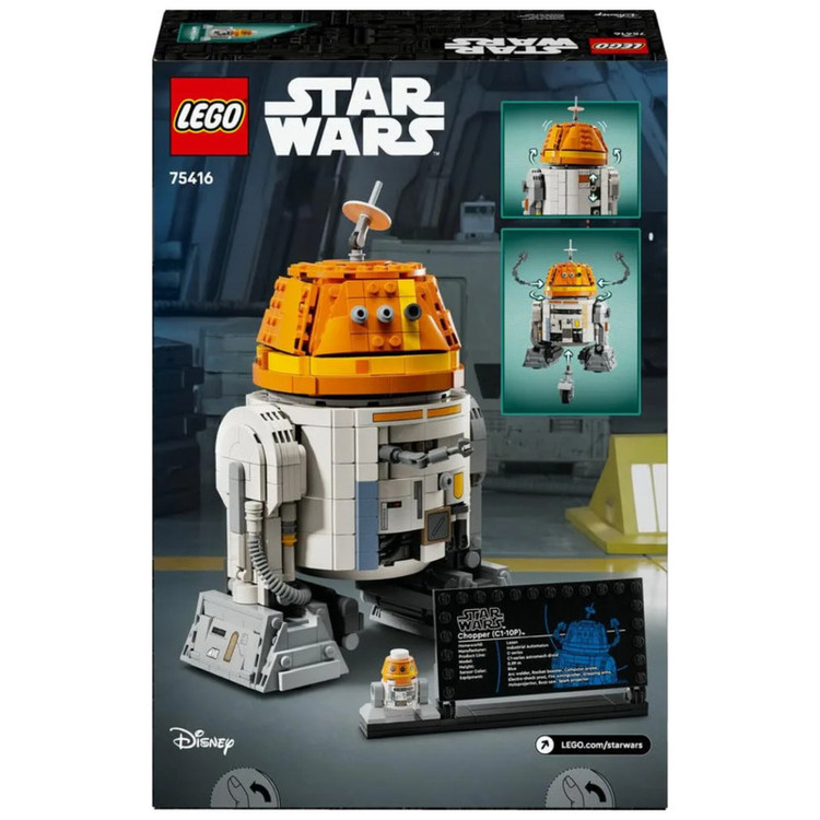 لگو ۱۰۳۹ تکه سری استاروارز مدل Chopper (C1-10P) Astromech Droid کد 75416