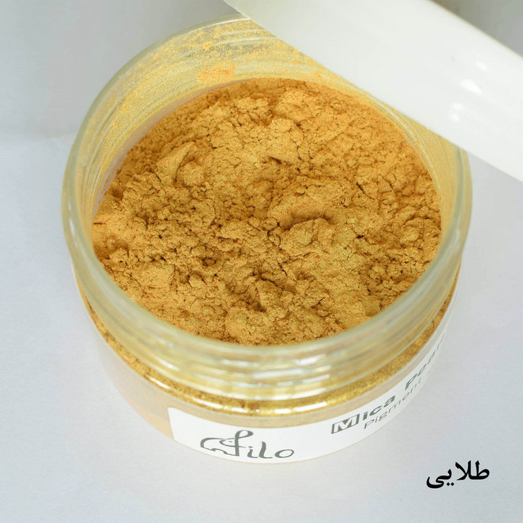 پودر رنگ رزین اپوکسی فیلو مدل Mica Pearl حجم 100 میلی لیتر