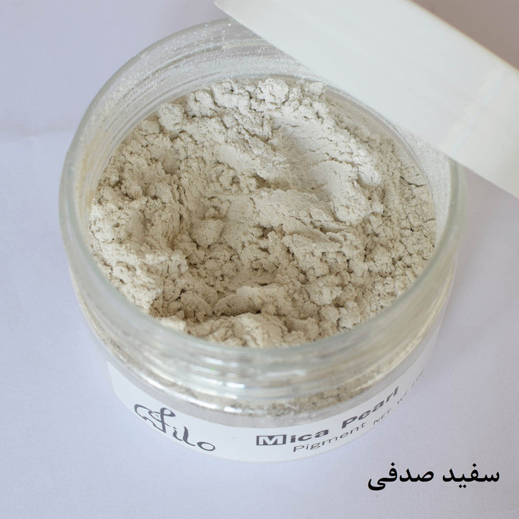 پودر رنگ رزین اپوکسی فیلو مدل Mica Pearl حجم 100 میلی لیتر