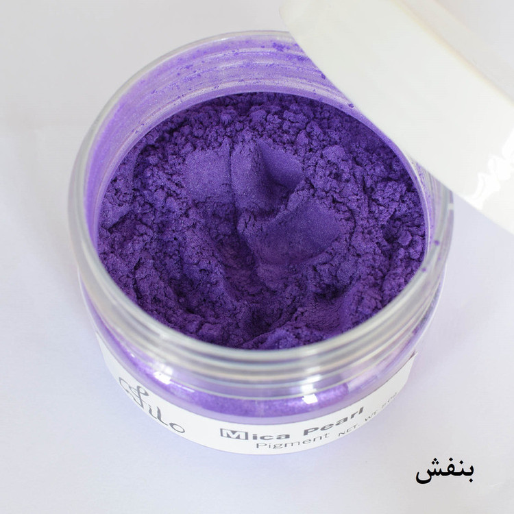 پودر رنگ رزین اپوکسی فیلو مدل Mica Pearl حجم 100 میلی لیتر