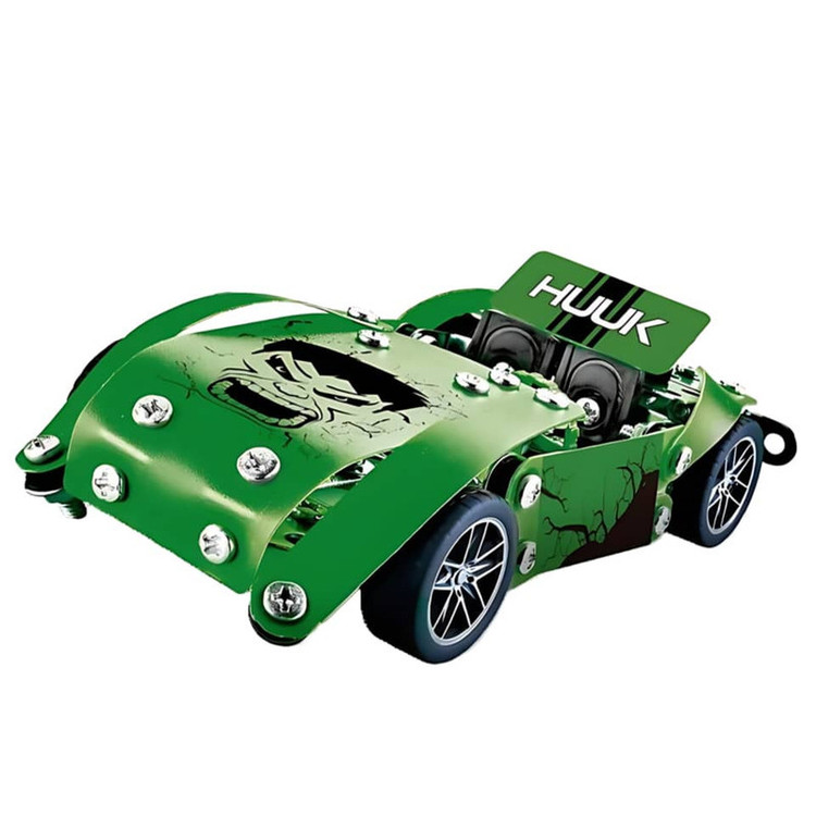 ساختنی 181 تکه ناب سل مدل ماشین فلزی هالک به همراه پیچ گوشتی و آچار کد 181pcs HULK METAL CONSTRUCTION SET NO.868-4