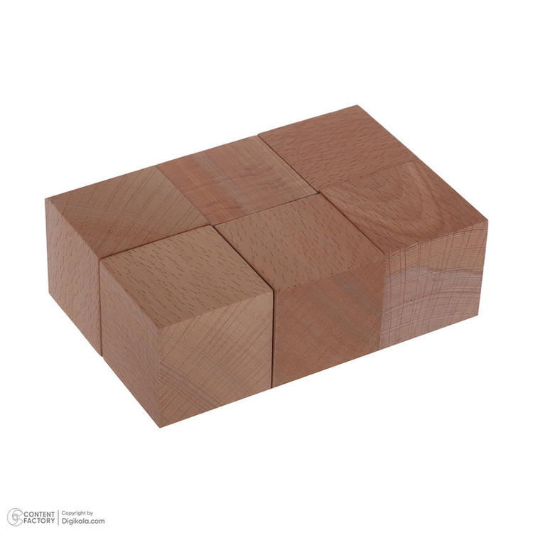 مکعب چوبی مدل M13 بسته 6 عددی