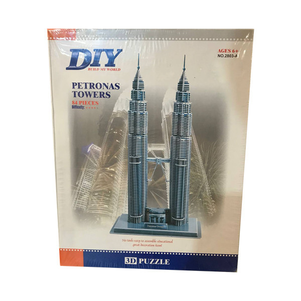 ساختنی سه بعدی مدل Petronas Towers کد 2803-A