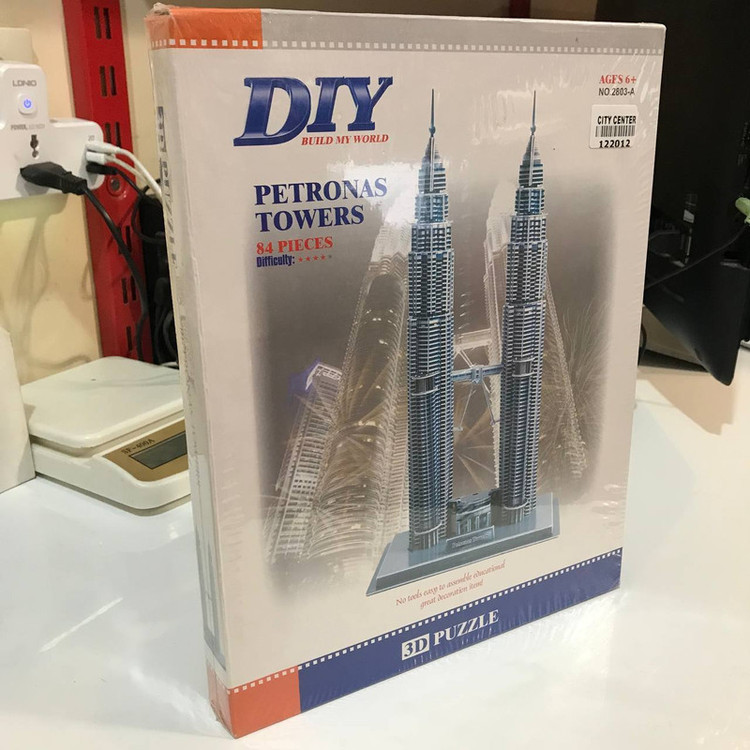 ساختنی سه بعدی مدل Petronas Towers کد 2803-A
