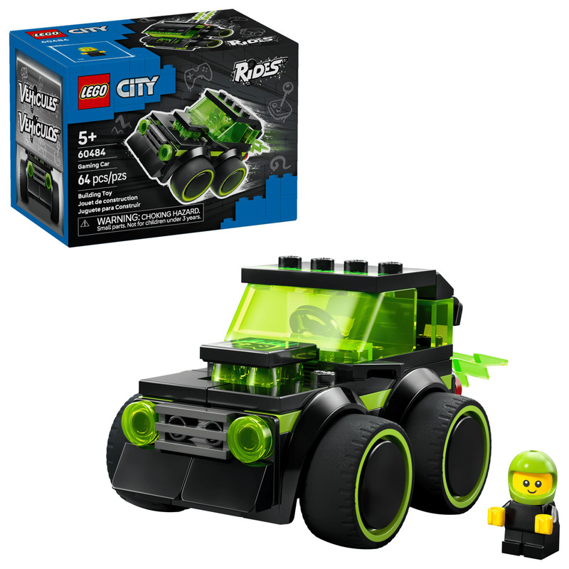 لگو ۶۴ تکه سری City مدل Gaming Car کد 60484