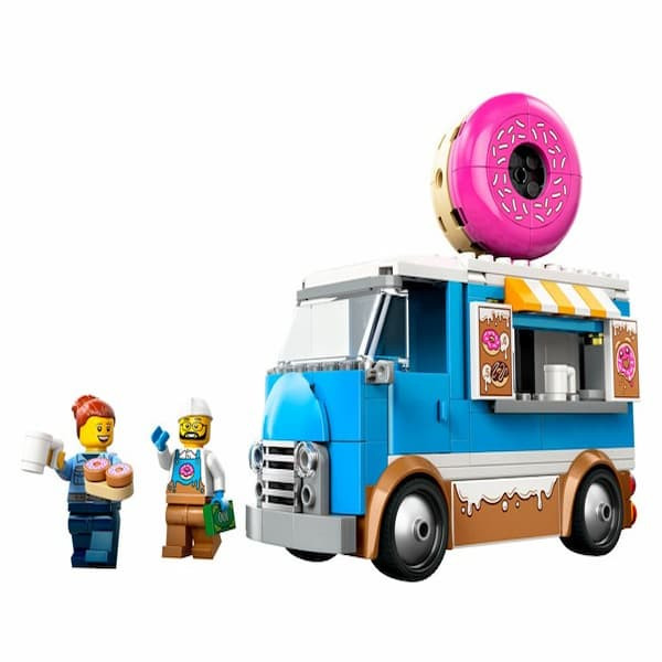ساختنی لگو سری سیتی مدل Donut Truck کد 60452
