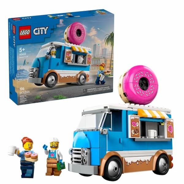 ساختنی لگو سری سیتی مدل Donut Truck کد 60452