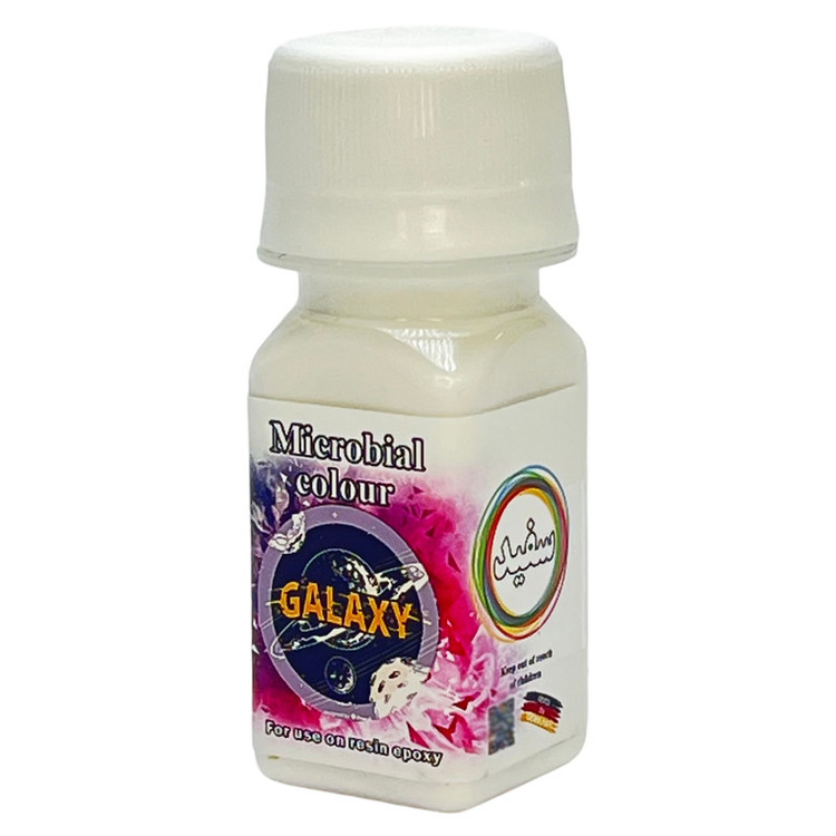 رنگ رزین اپوکسی گلکسی مدل microbial حجم 40 میلی لیتر بسته 6 عددی