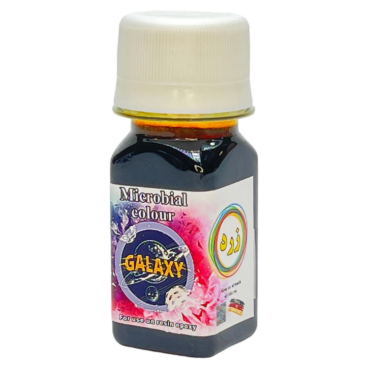 رنگ رزین اپوکسی گلکسی مدل microbial حجم 40 میلی لیتر بسته 6 عددی