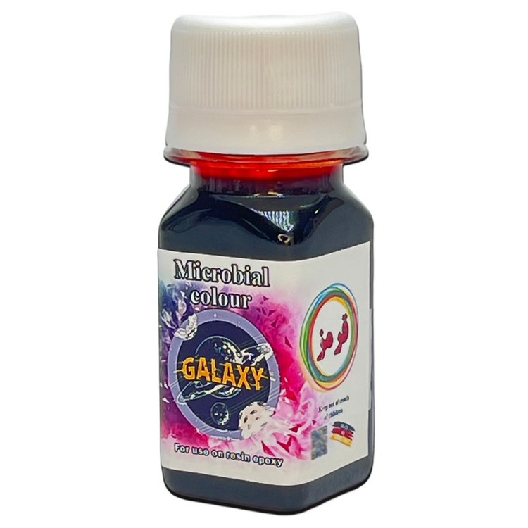 رنگ رزین اپوکسی گلکسی مدل microbial حجم 40 میلی لیتر بسته 6 عددی