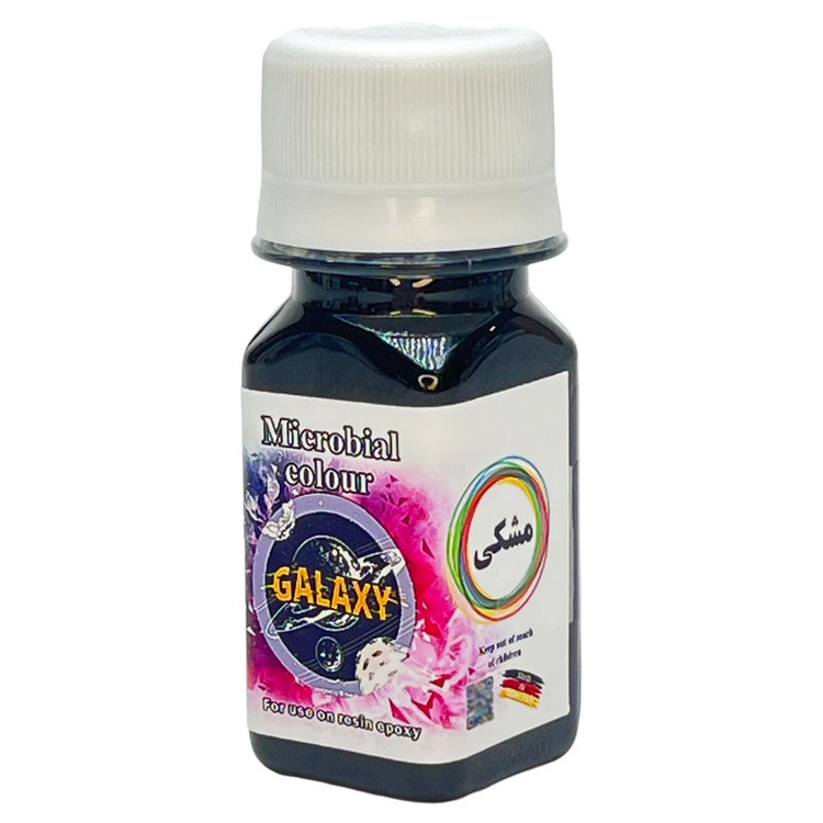 رنگ رزین اپوکسی گلکسی مدل microbial حجم 40 میلی لیتر بسته 6 عددی