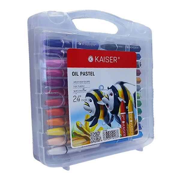 پاستل روغنی 24 رنگ کایزر کد SK462