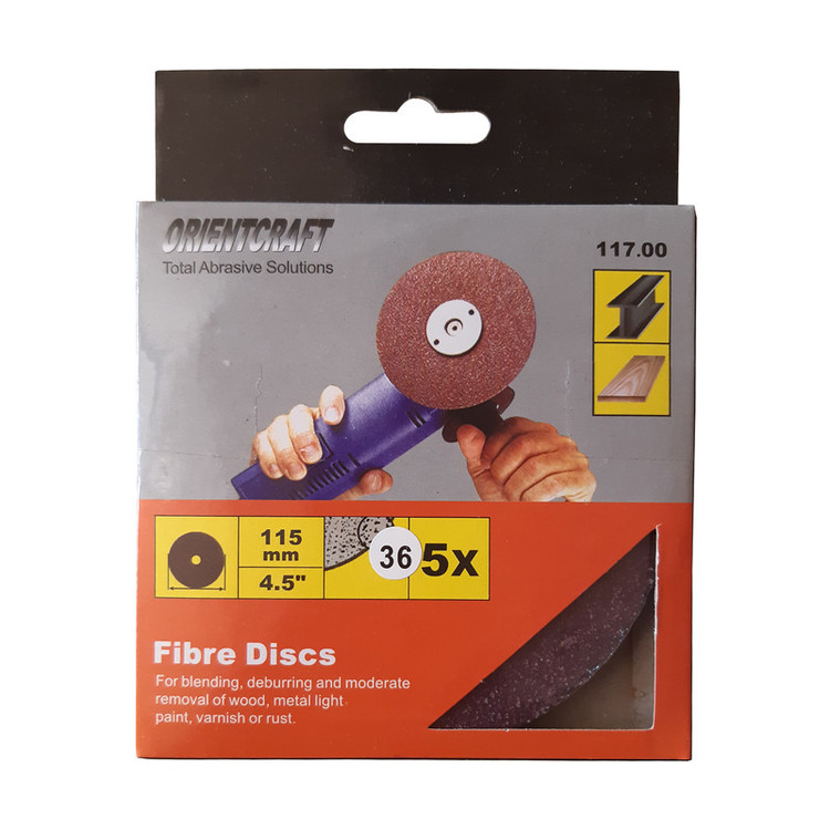 ورق سنباده اورینت کرافت مدل D115P36 بسته 5 عددی