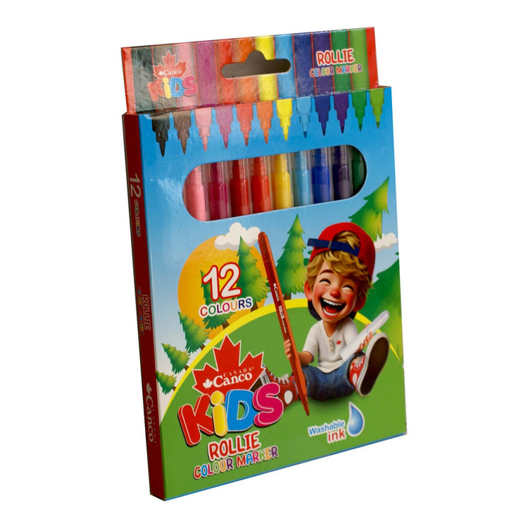 ماژیک رنگ آمیزی کنکو مدل ROLLIE بسته 12 عددی