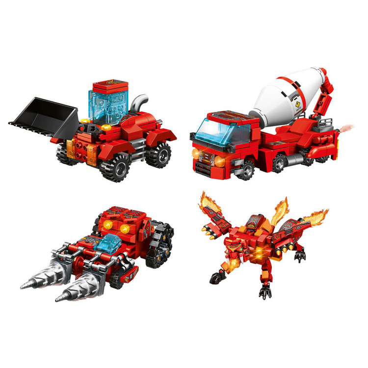 ساختنی 791 تکه سمبو مدل Transformers مجموعه 4 عددی