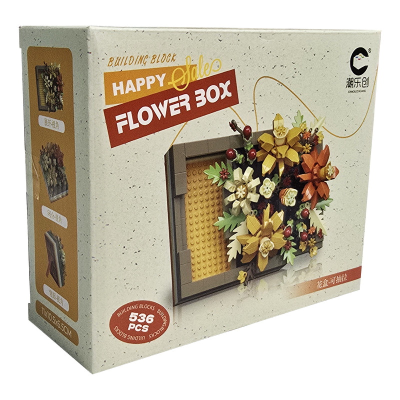 ساختنی 536 تکه مدل جعبه گل طرح Wild Flowers کد 7373