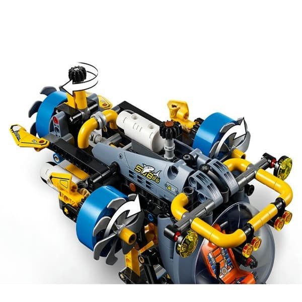 لگو 413 تکه سری تکنیک مدل Deep Sea Research Submarine کد 42201