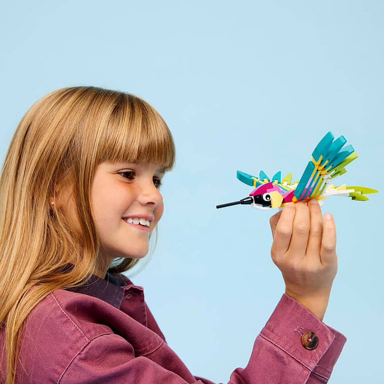 لگو 312 تکه سری Creator 3-in-1 مدل Wild Animals: Colorful Hummingbird کد 31384
