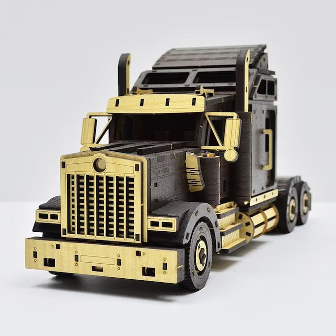 ساختنی مدل ماکت چوبی کامیون کد M107