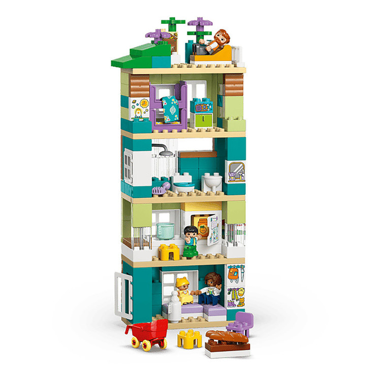 لگو 166 تکه سری DUPLO مدل 3 in 1 Modern Family House with Figures کد 10470