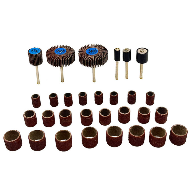 سنباده حلقوی و چتری مینیاتوری بلید کات مدل jt-30 مجموعه 30 عددی