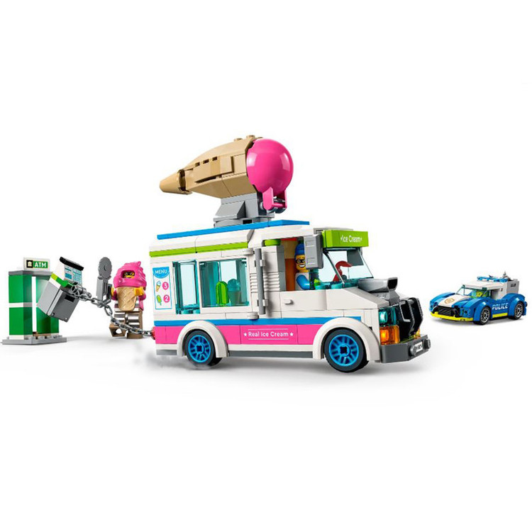 لگو سری سیتی مدل Ice Cream Truck Police Chase کد 60314