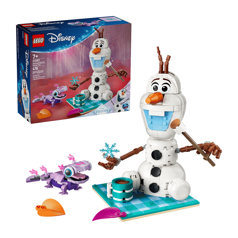 لگو 478 تکه سری Disney مدل Olaf and Bruni’s Picnic Fun کد 43287