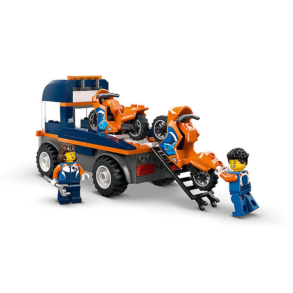 لگو 88 تکه سری سیتی مدل Motorcycle Transporter 60491