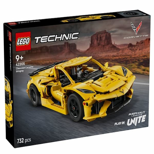 لگو 732 تکه سری تکنیک مدل Chevrolet Corvette Stingray کد 42205