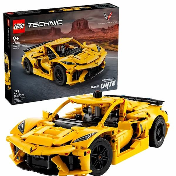 لگو 732 تکه سری تکنیک مدل Chevrolet Corvette Stingray کد 42205