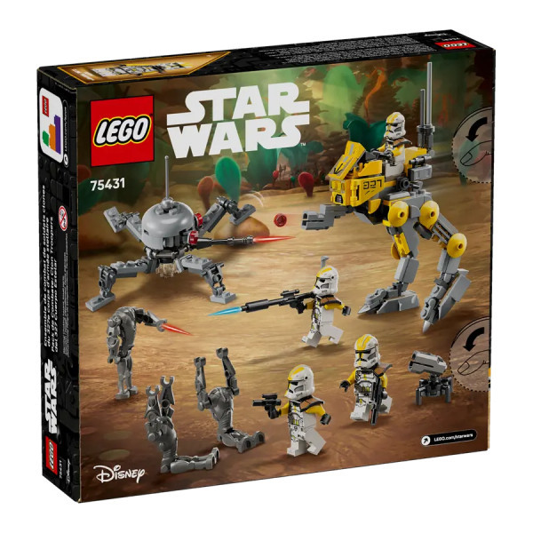 لگو 258 تکه سری استاروارز مدل 327th Star Corps Clone Troopers Battle Pack 75431