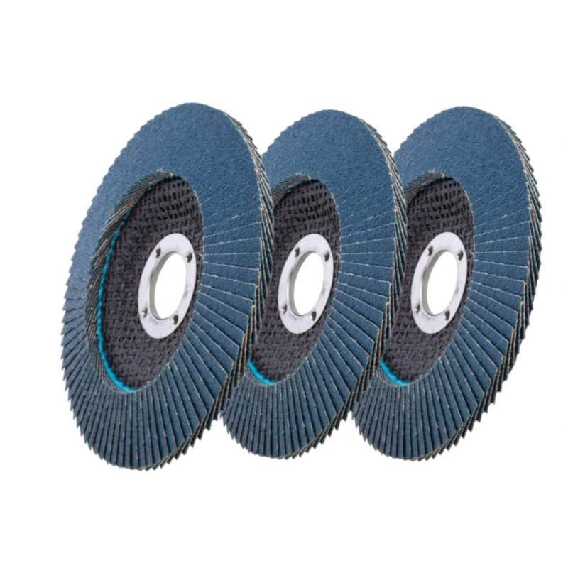 سنباده فلاپ دیسک مدل P40-80-100 مجموعه 3عددی