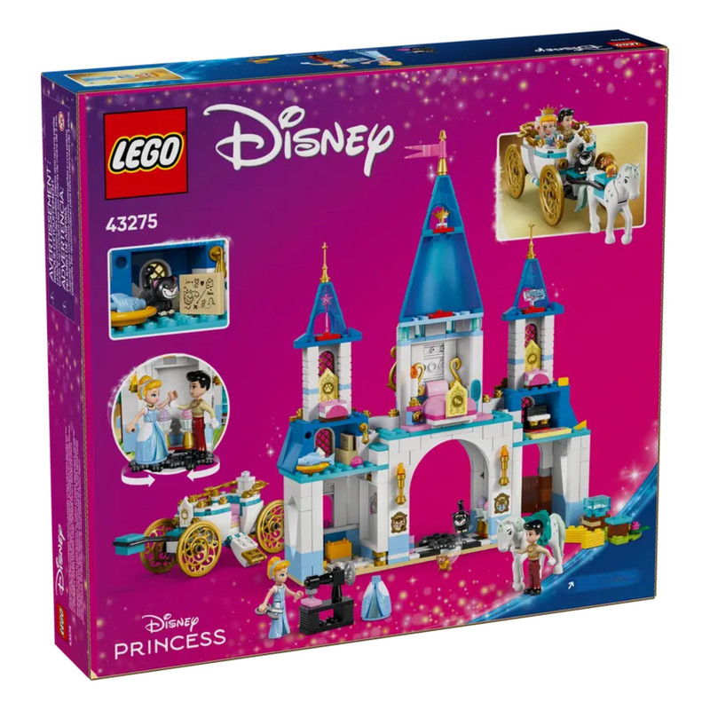لگو سری Queen Castle مدل Cinderella's Castle & Horse Carriage کد 43275