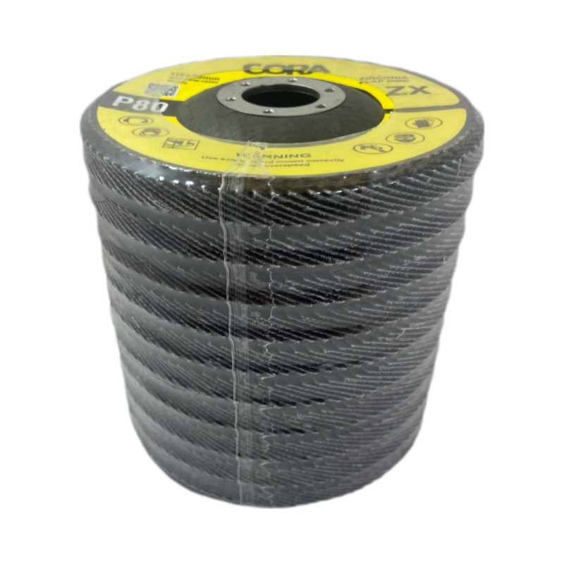 سنباده فلاپ دیسک کورا پلاس مدل 110-115 بسته 10 عددی