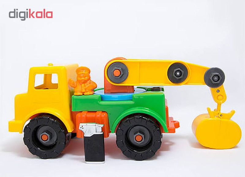 ساختنی نیکو تویز مدل بیل مکانیکی کد A11
