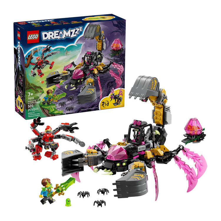 لگو 505 تکه سری DREAMZzz مدل Nightmare Scorpion Digger کد 71513