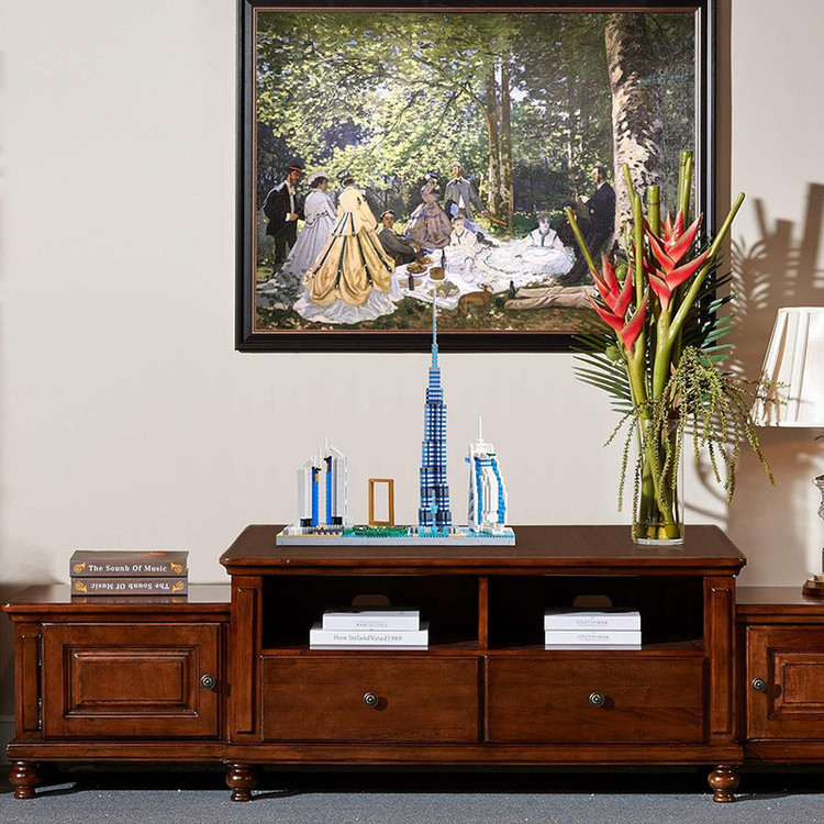 ساختنی 3000 تکه ناب سل مدل معماری برج های دبی 3000PCS/PZS DUBAIBUILDING COLLECTION 32085
